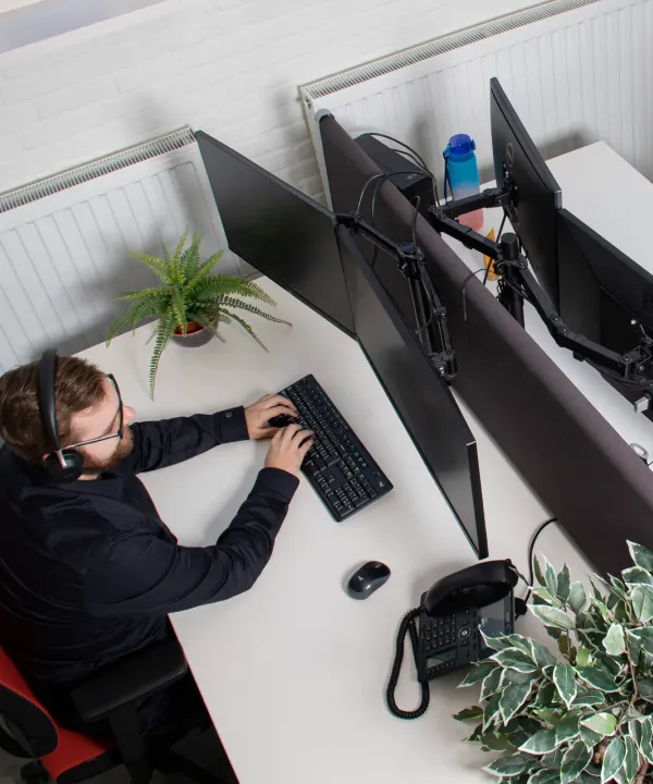 Servicedeskmedewerkers van Cura ICT
